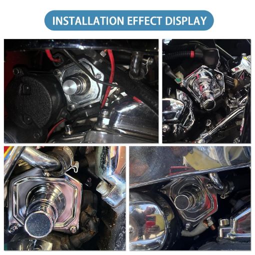 Easy Motorcycle Solenoid Cover Push Button Starter