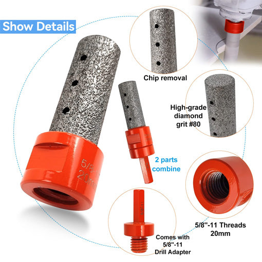 Diamond Beveling Chamfer Bits Set
