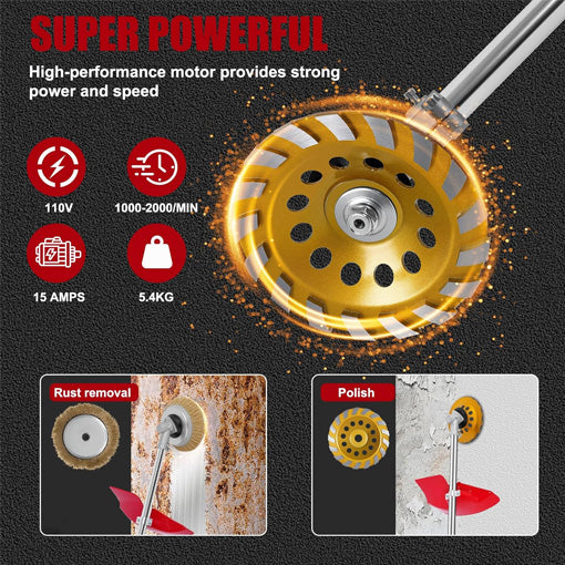Heavy Duty Electric Multifunctional Concrete Grinder