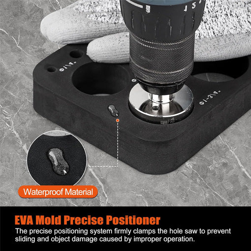 Diamond Core Drill Bits with EVA Guide Jig Kit
