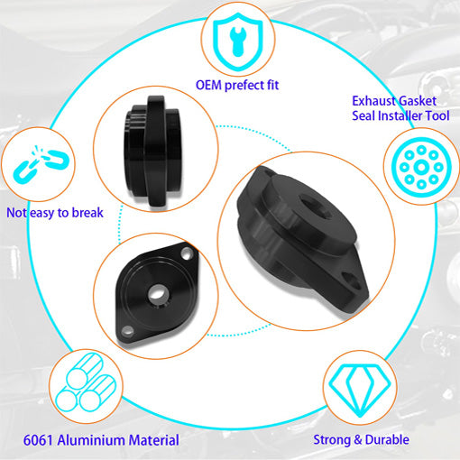 Motorcycle Exhaust Gasket Seal Installer Tool (1984–Present)