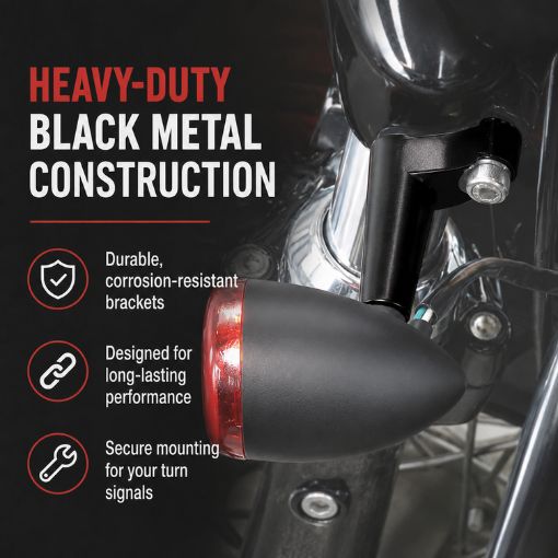 Motorcycle Front Turn Signal Mounts Relocation Kit