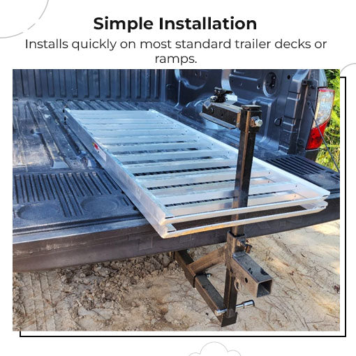 Trailer Hitch 4-Wheeler ATV Tie Down