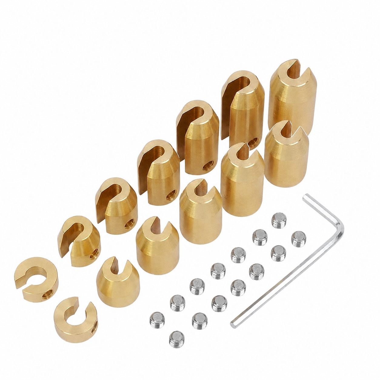 Motorcycle Reusable Brass Wheel Spoke Balance Weights Refill Set