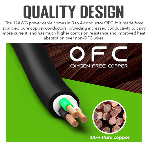 12AWG SOOW Power Cable