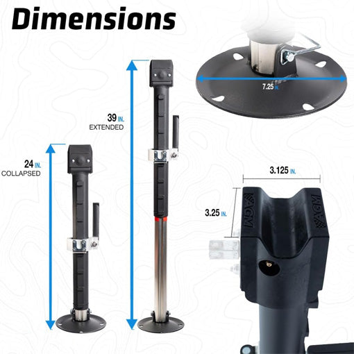 Upgraded Heavy Duty Manual Lift Jack