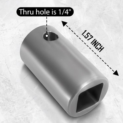 1/2'' Jack Shaft Trailer Jack Drill Adapter