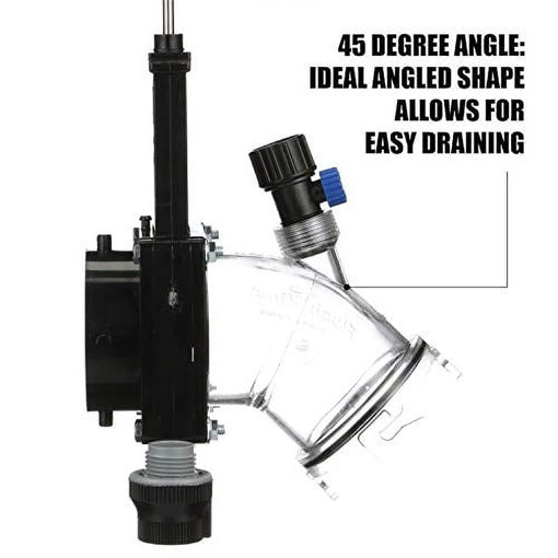 RV 45-Degree Reverse Flush Valve Attachment