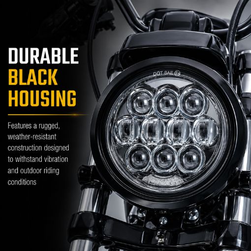 Upgraded 5.75 inch Motorcycle LED Headlight Replacement