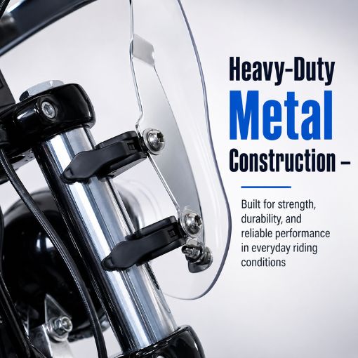 Quick-Release Motorcycle Detachable Windshield Clamps