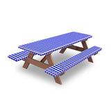 Fitable Checkered Picnic Table Cloth Set