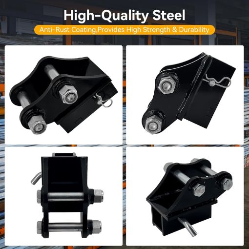Mini Excavator Trailer Hitch Receiver Attachment
