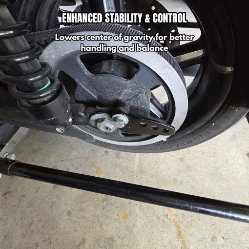 Motorcycle 1"-3" Rear Adjustable Slam Lowering Kit