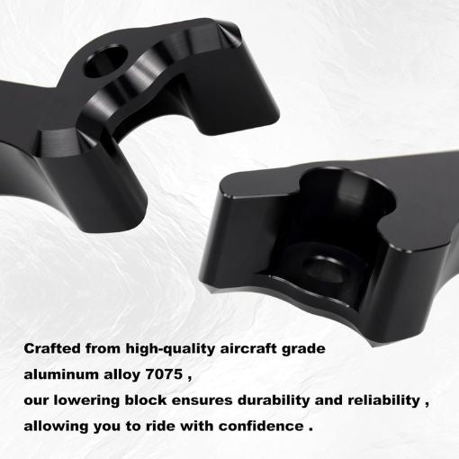 Motorcycle 2-Inch Lowering Blocks Kit