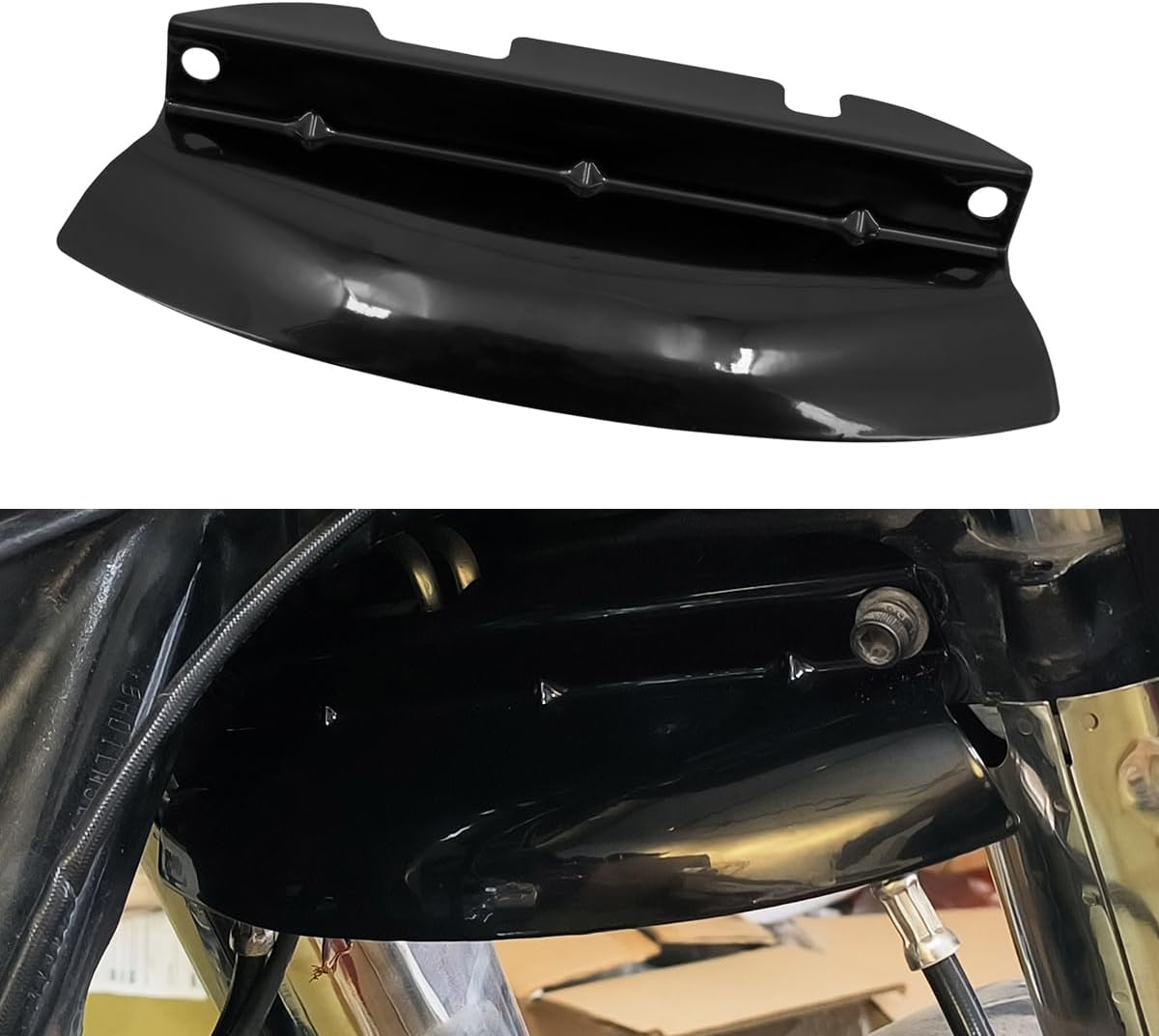 Motorcycle Bolt-on Lower Triple Tree Wind Deflector