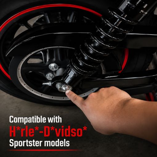 Motorcycle 10.5-inch Rear Lowering Shocks Absorber Set