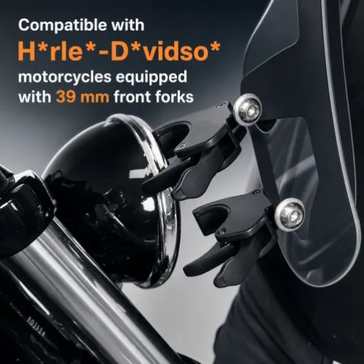 Quick-Release Motorcycle Detachable Windshield Clamps