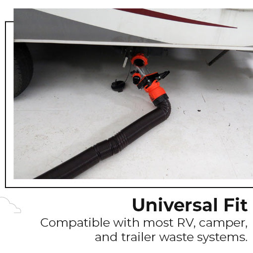 RV Clear Holding Tank Rinser with Gate Valve