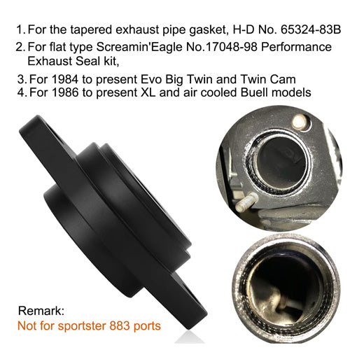 Motorcycle Exhaust Gasket Seal Installer Tool (1984–Present)