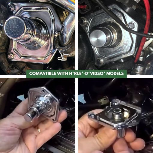 Easy Motorcycle Solenoid Cover Push Button Starter