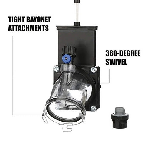 RV 45-Degree Reverse Flush Valve Attachment