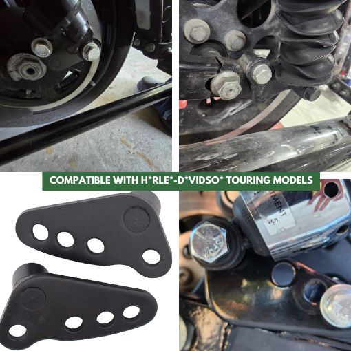 Motorcycle 1"-3" Rear Adjustable Slam Lowering Kit