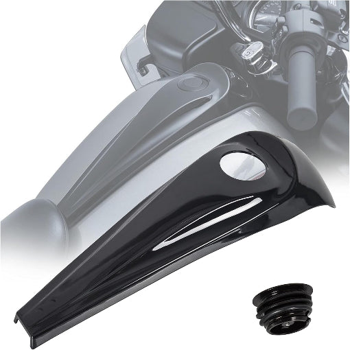 Motorcycle Smooth Dash Fuel Console & Gas Tank Cap Cover