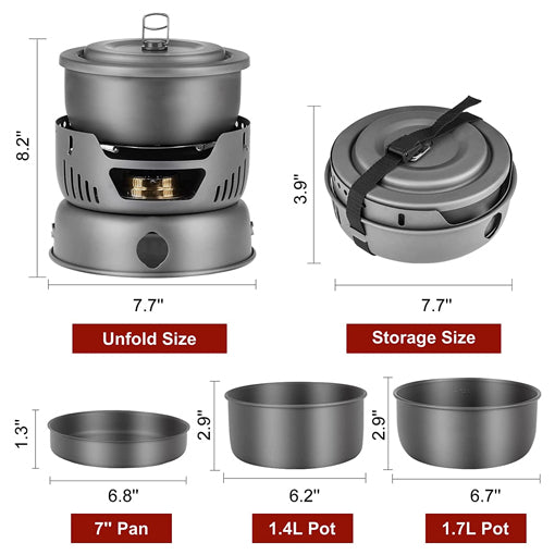 Compact Camping Cookware