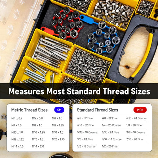 Flexible Nut and Bolt Male and Female Thread Gauge Checker