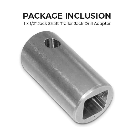 1/2'' Jack Shaft Trailer Jack Drill Adapter