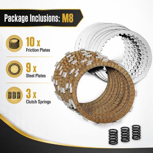 Motorcycle Extra Plate Friction Steel Clutch Kit