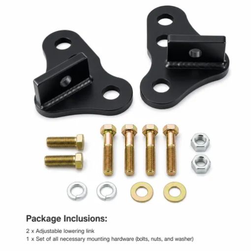 Motorcycle 1-2 Inch Adjustable Lowering Link Kit
