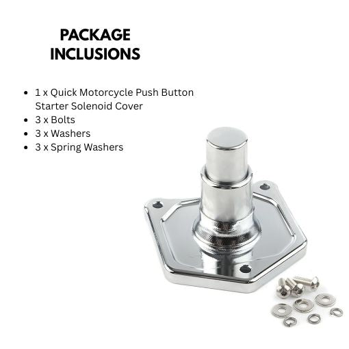 Quick Motorcycle Push Button Starter Solenoid Cover