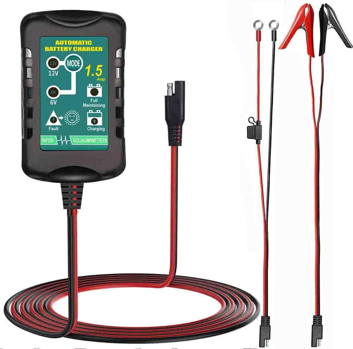 HD 12V Battery Charger Maintainer Trickle