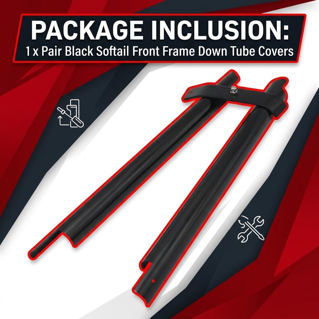 2000-2017 Motorcycle Front Frame Down Tube Covers
