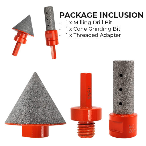 Diamond Beveling Chamfer Bits Set