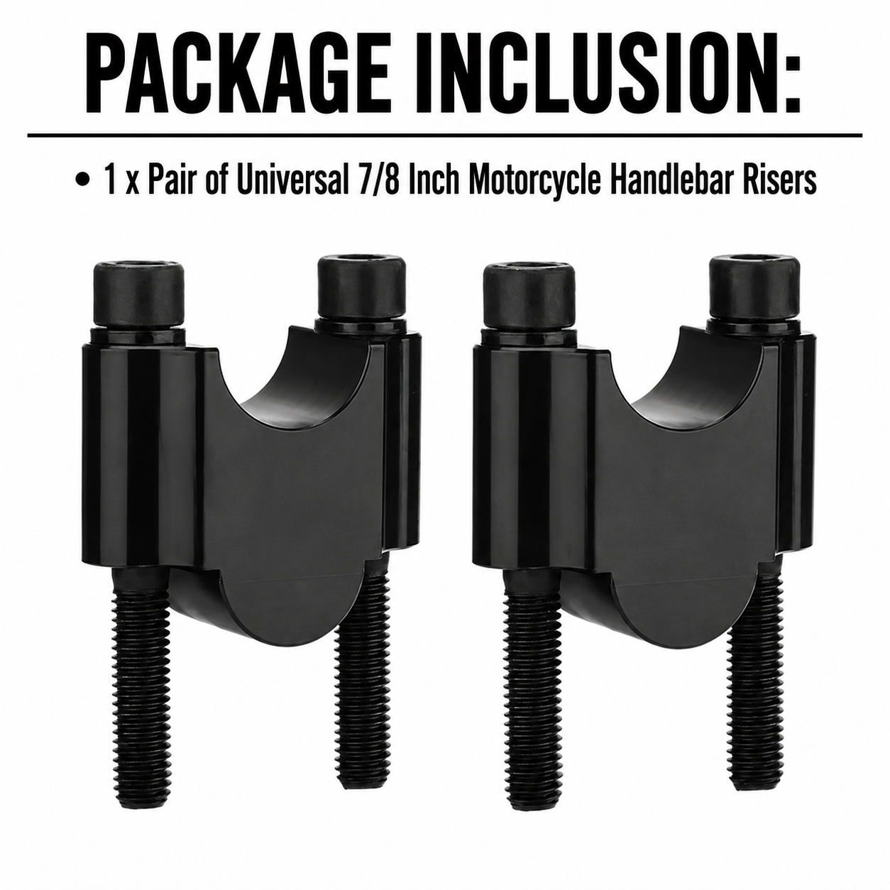 Universal 7/8 Inch Motorcycle Handlebar Risers