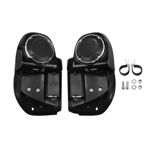 Motorcycle Lower Vented Leg Fairing With Speaker Pods