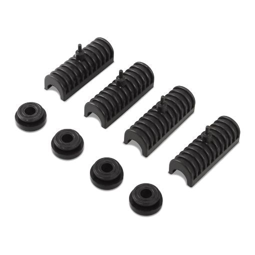 Motorcycle Anti-Vibration Hard Saddlebag Rubber Grommet & Support Cushion