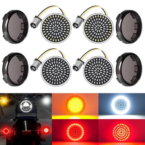 2-Inch Motorcycle Front Rear LED Turn Signal Replacement Kit