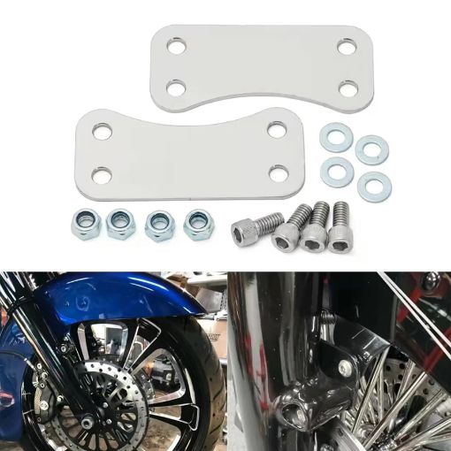 Motorcycle Front 21" Wheel Fender Risers