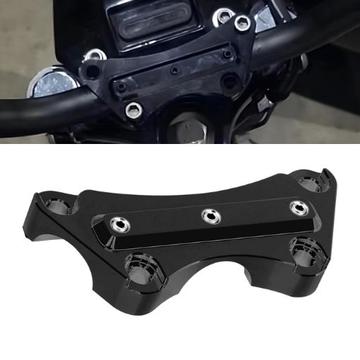 Motorcycle Anti-Slip Handlebar Risers 1'' Top Clamp