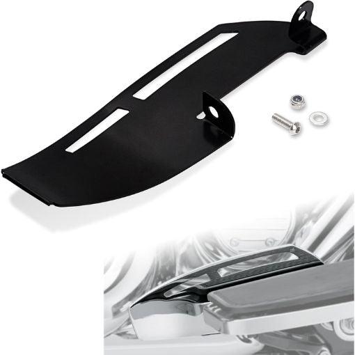Motorcycle Right-side Rider Footboard Heel Guard