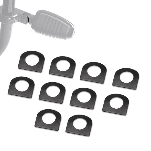 10-Pack Motorcycle Foot Peg Spring Washers
