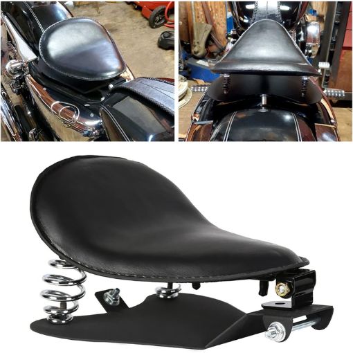 3" Driver Soft Motorcycle Solo Seat Spring Bracket Base Mount Kit