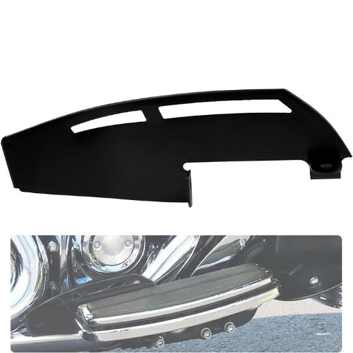 Bolt-On Motorcycle Right-side Rider Footboard Heel Guard