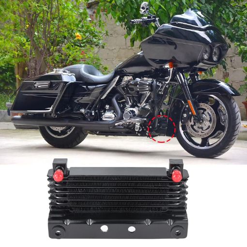 Bolt-On Motorcycle Oil Cooler Kit