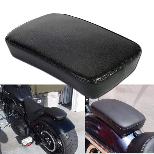 Motorcycle Leather Pillion Pad Rear Passenger Seat