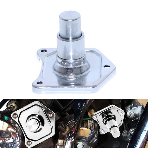 Bolt-On Motorcycle Solenoid Cover Starter Push Button