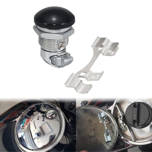Motorcycle Push Button Fuel Door Latch Kit
